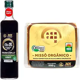 Kit Shoyu Light 500ml e Missô 500g Orgânico MN Food