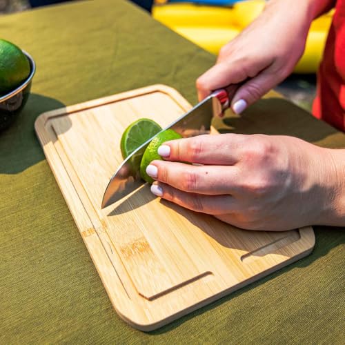 Tabla de cortar pequeña Rakau bambú GSI Outdoors miniatura 2