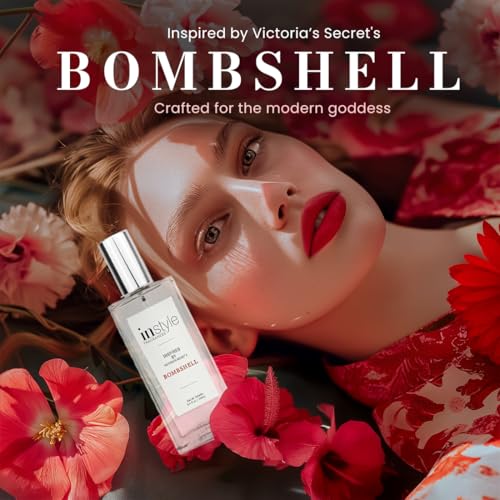Instyle Fragrances | Inspired by Victoria's Secret's Bombshell | Eau de Toilette | Fragrance for Women | Vegan, Paraben Free | Never Tested on Animals | 3.4 Fluid Ounces