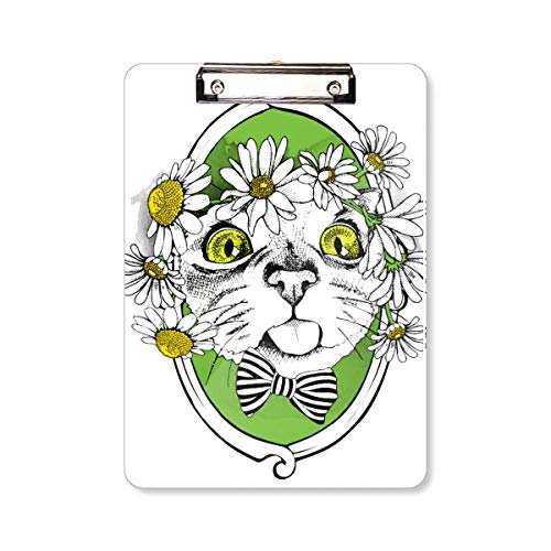 Bloc-notes A4 avec nœud fleur animal domestique idéal pour le pet-sitting