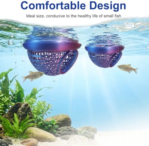 Betta Fish Hammock, 2 PCS Purple Betta Hideout Bed — 사진 4