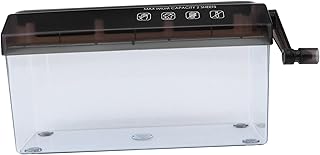 NUSITOU Triturador Manual Triturador De Papel Para Uso Doméstico Triturador De Papel Pequeno Triturador De Escritório Tira De Papel Triturador De Papel Manual Triturador De Papel