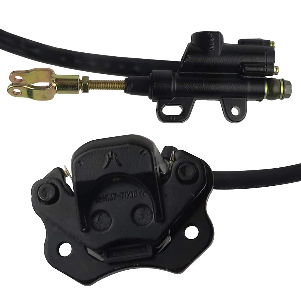 Étrier De Frein Arrière Hydraulique Pour Moto Et Quad - Alliage D'aluminium - Compatible 50cc à 125cc, ATV, Dirt Bike - Freinage Puissant Et Durable - 4