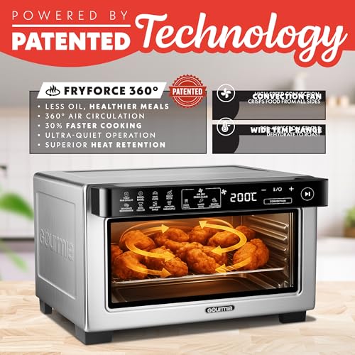 Gourmia Toaster Oven Digital Air Fryer in Action