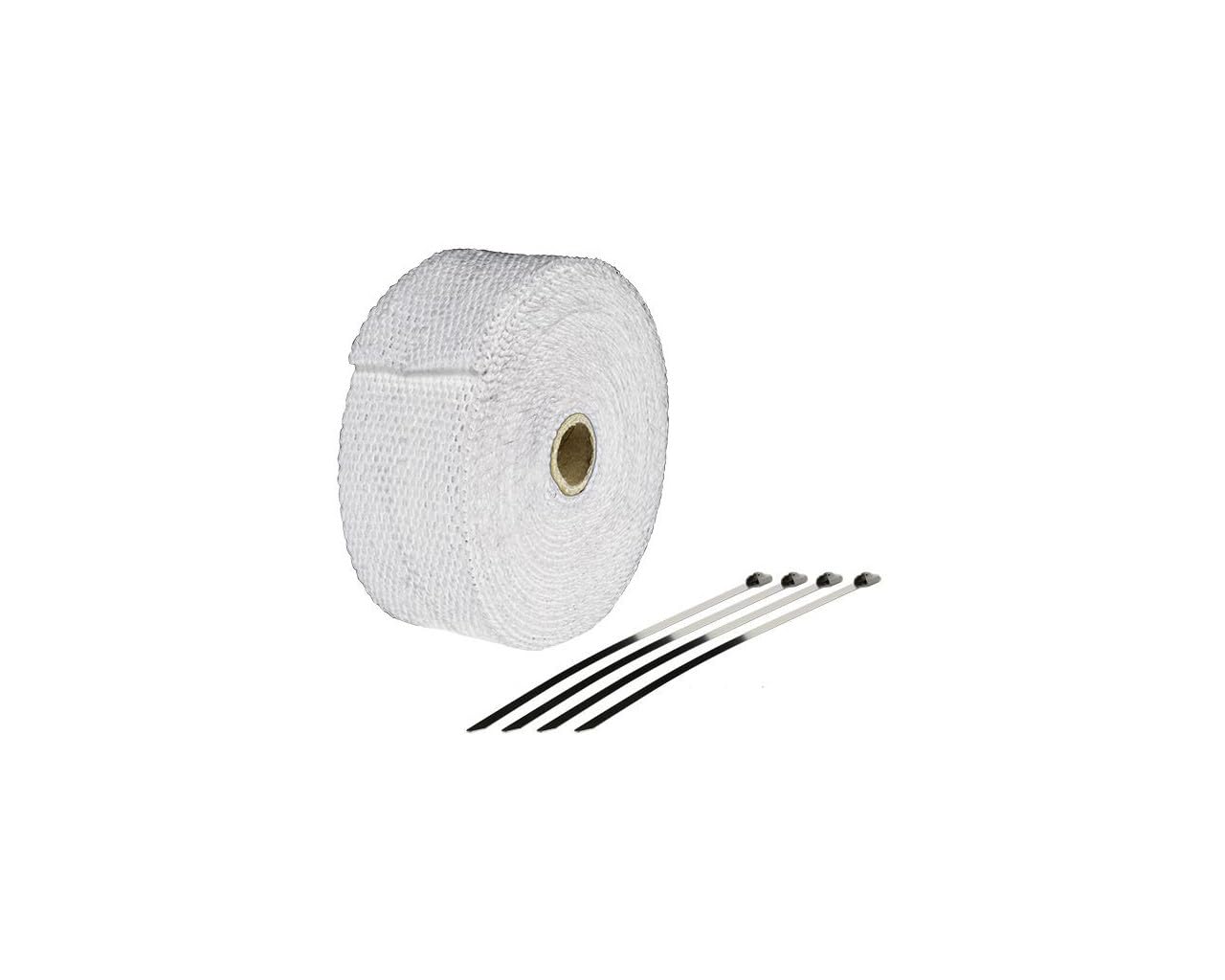 Banda térmica de escape 10m color blanco para aislar el calor eficazmente 2