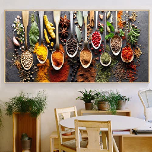Tableau impression sur toile de qualité supérieure épices de cuisine - 2