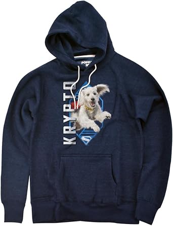 Popfunk Superman 2025 Krypto Diamond Unisex Slim Fit Heather Hoodie