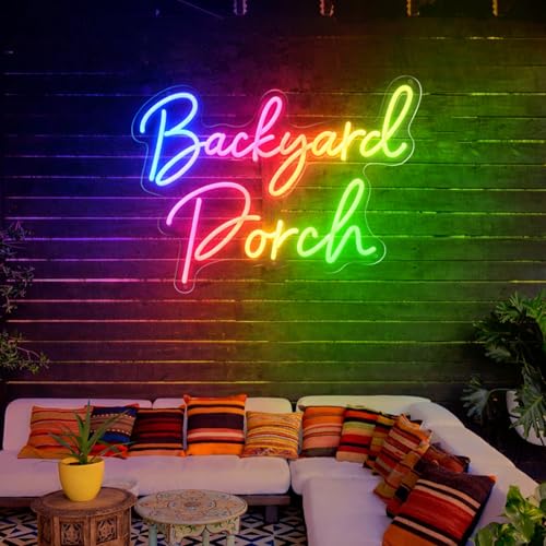 Image of Custom Outdoor Neon Sign, Waterproof LED Business Logo Sign for Stores