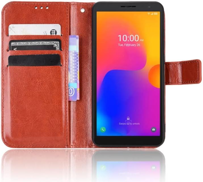 Miniatura 3 de MAOUICI Compatible with Wallet Case for Zte Blade A53+Zte Blade A53 Plus (6.52 inches),Wallet Flip Cover,Leather Folio Protective Cover + 1 Tempered