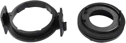 Miniatura 7 de H7 - Adaptador de bombilla LED para faros delanteros, soporte de base de bombilla compatible con B-M-W serie 3 E46, paquete de 2