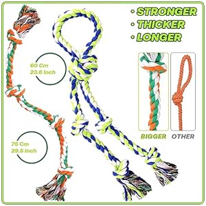   Upgraded-Dog-Rope-Toys-for-Aggressive-Chewers-Dog-Toys-for-Medium-Large-Dogs-Indestructible-Dog-chew-Toys-Tug-of-War-Dog-Toys-2-Pack-Heavy-Duty-Large-Dog-Rope-Toy-for-Large-Breed