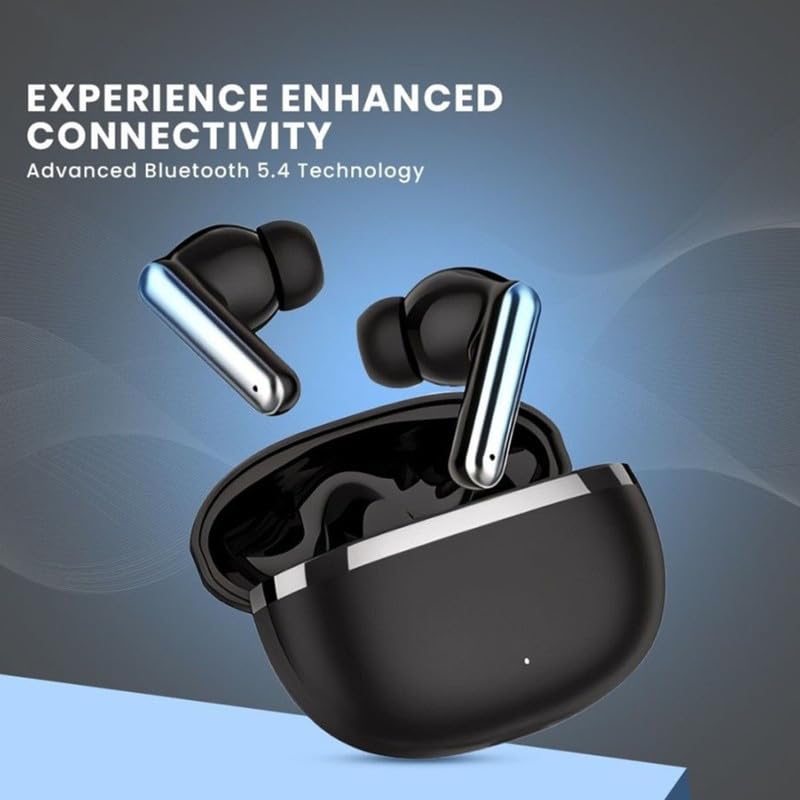 Image of Wireless Ear Buds X550 for OnePlus Nord 3 5G 256GB Earphones Cinematic Spatial Audio, 20hrs Playtime, Bluetoot Headphones mic Type C Fast Charging -C-Black