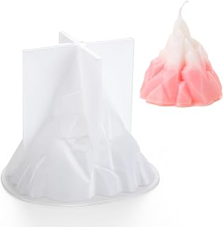 3D Iceberg Resin Silicone Mold Snow Mountain Mold for Epoxy Resin Casting DIY Scented Candles Handmade Soaps Home Decor Art Craft (3.81x3.3in)