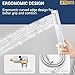 JetsBath Luxury Thermostatic Rain & Waterfall Shower System with 22” Rain Shower Head & 6 Body Jets, Wall Mounted Shower Faucet Sets with Handheld Sprayer, 3/4” Inlet Thermostatic Valve