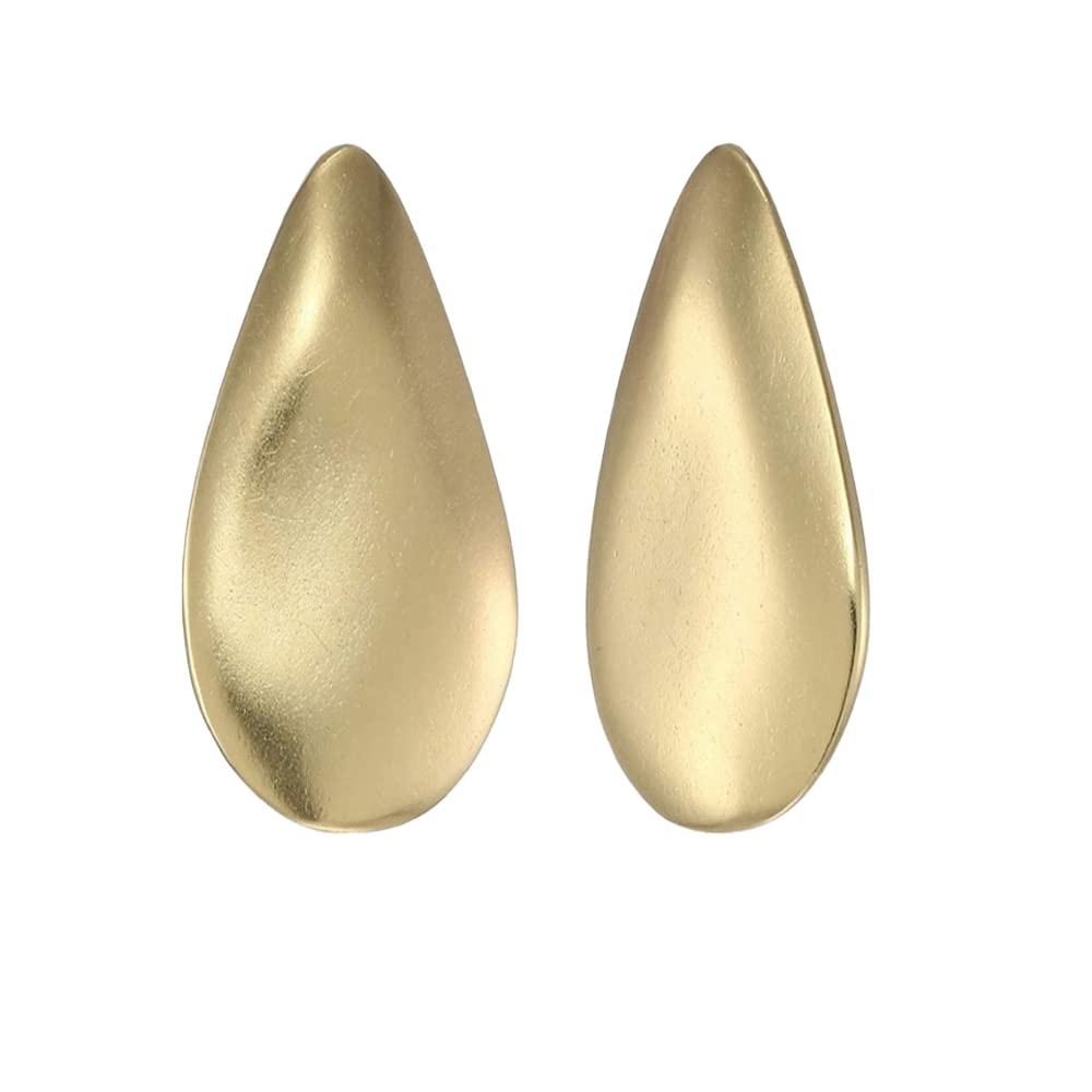 Estele Smooth Gold plated Studs latest earrings for women (B08CQ7VG3C) Amazon Price History, Amazon Price Tracker