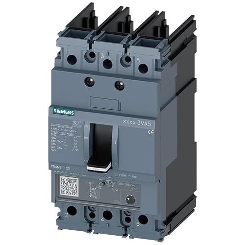 Image of Siemens 3VA5160-5EC31-1AA0 Circuit breaker 1 pc(s) Adjustment range (amperage): 60 - 60 A Switching voltage (max.): 480