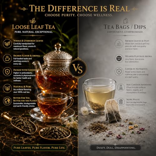 Image of Heiland Green Tea Loose Leaf 50g - Natural Green Leaf with Floral Blend, Pure Loose Leaf, Smooth & Refreshing Flavor, Ideal for Daily Relaxation & Wellness
