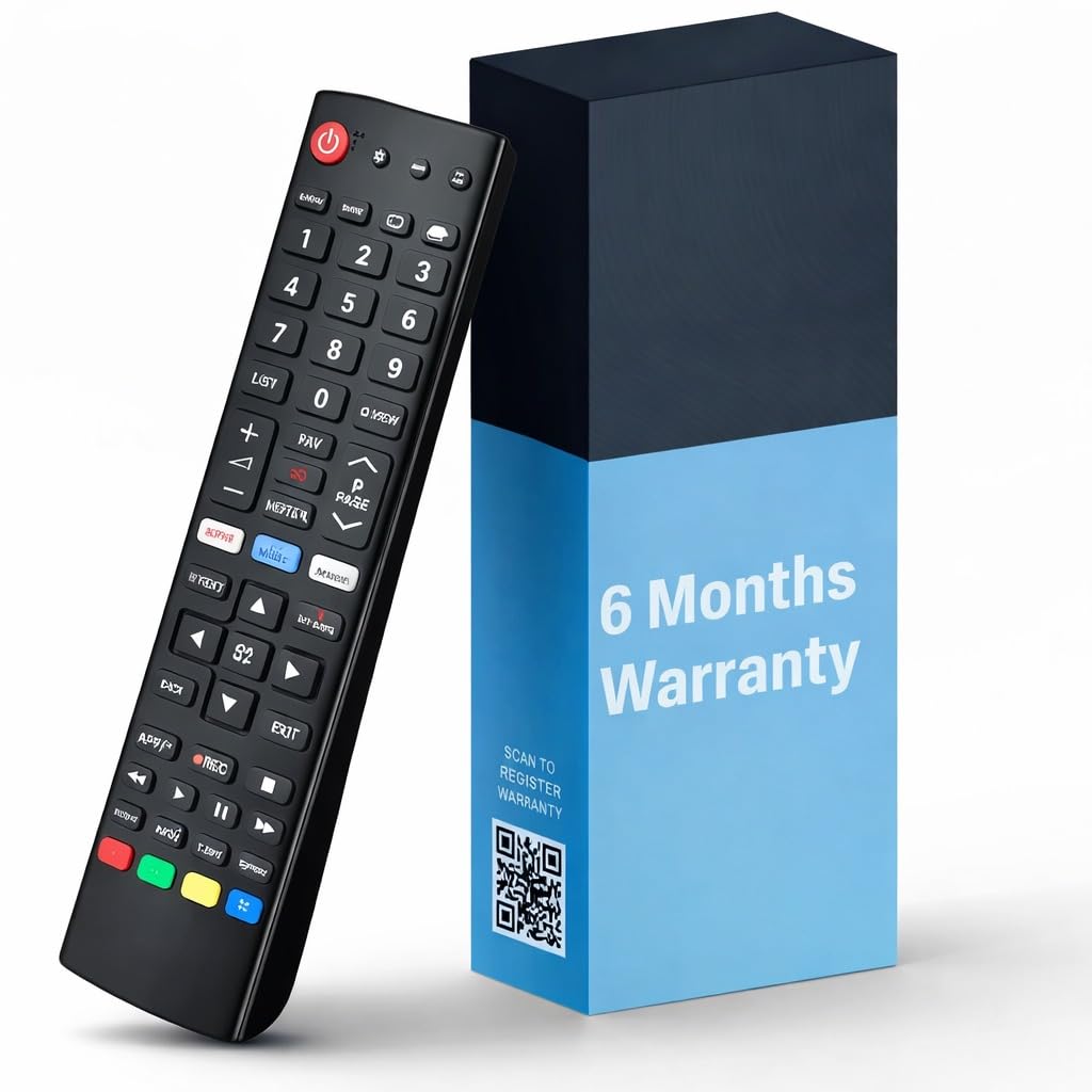 LOUTOC Original Remote Control Compatible with Lg Smart Tv Remote Universal Suitable for LED OLED LCD UHD Plasma Android Television & AKB75095303 with Hot Keys-picture-36