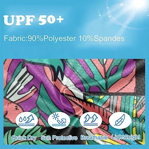Image of CaTaKu Boys Swim Shirt Toddler Rash Guard Long Sleeve Swimsuit for Boys Girls UPF 50+ 3-12T