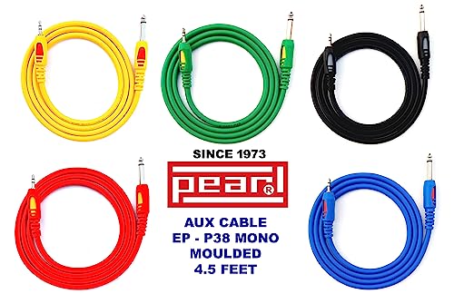 Image of PEARL 4.5 Feet AUX Cable (EP Stereo - P38) - Green
