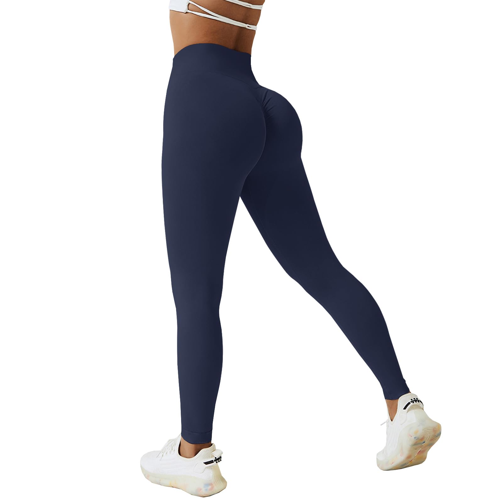 GAYHAY Butt Lifting Leggings for Women - Soft Opaque Slim Tummy Control Yoga Pants for Running Cycling