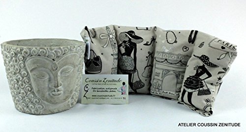 Bouillotte sèche Zénitude en lin bio, un instant de douceur et de sérénité - 4
