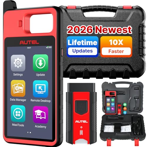 Autel MaxiIM KM100  Auto Diagnostic Tool, 2026 OBD2 Scanner with Lifetime Free Updates, Wireless BT Scan Tool, 2GB & 64G - Detailed View