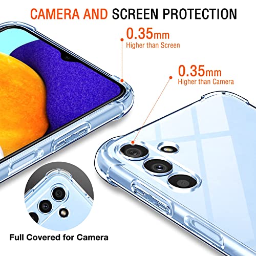 Image of Lustree Back Cover Transparent Case Compatible with Samsung Galaxy M52 5G | Clear + TPU Case with 4 Corner Air Cushion Protection & Camera Protection | Slim& Stylus Cover
