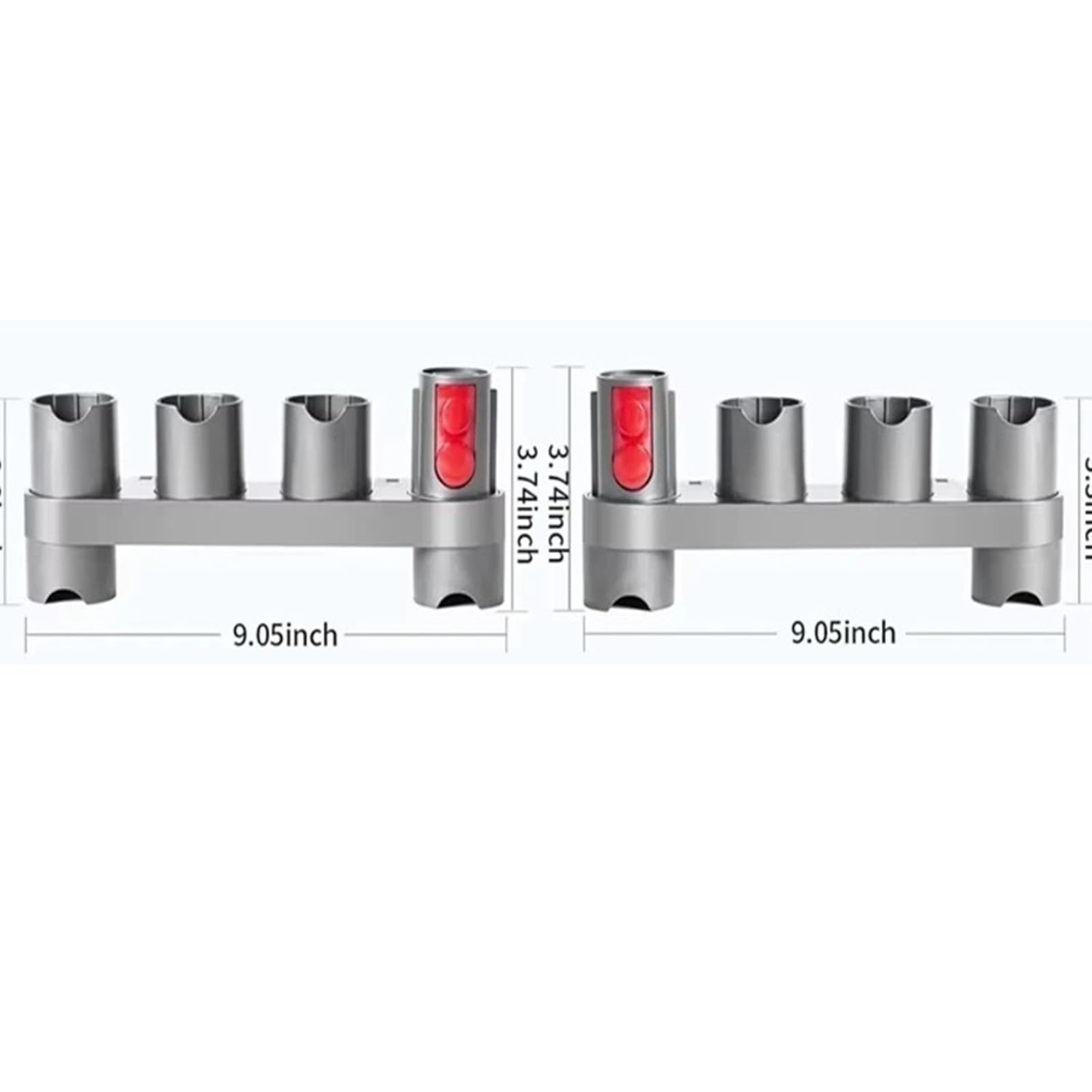 1 x Wandhalterungs-Zubehör-Organizer, Staubsauger-Zubehör, kompatibel mit Dyson V7/V8/V10/V11/V12/V15 (einzelne Wandhalterung)