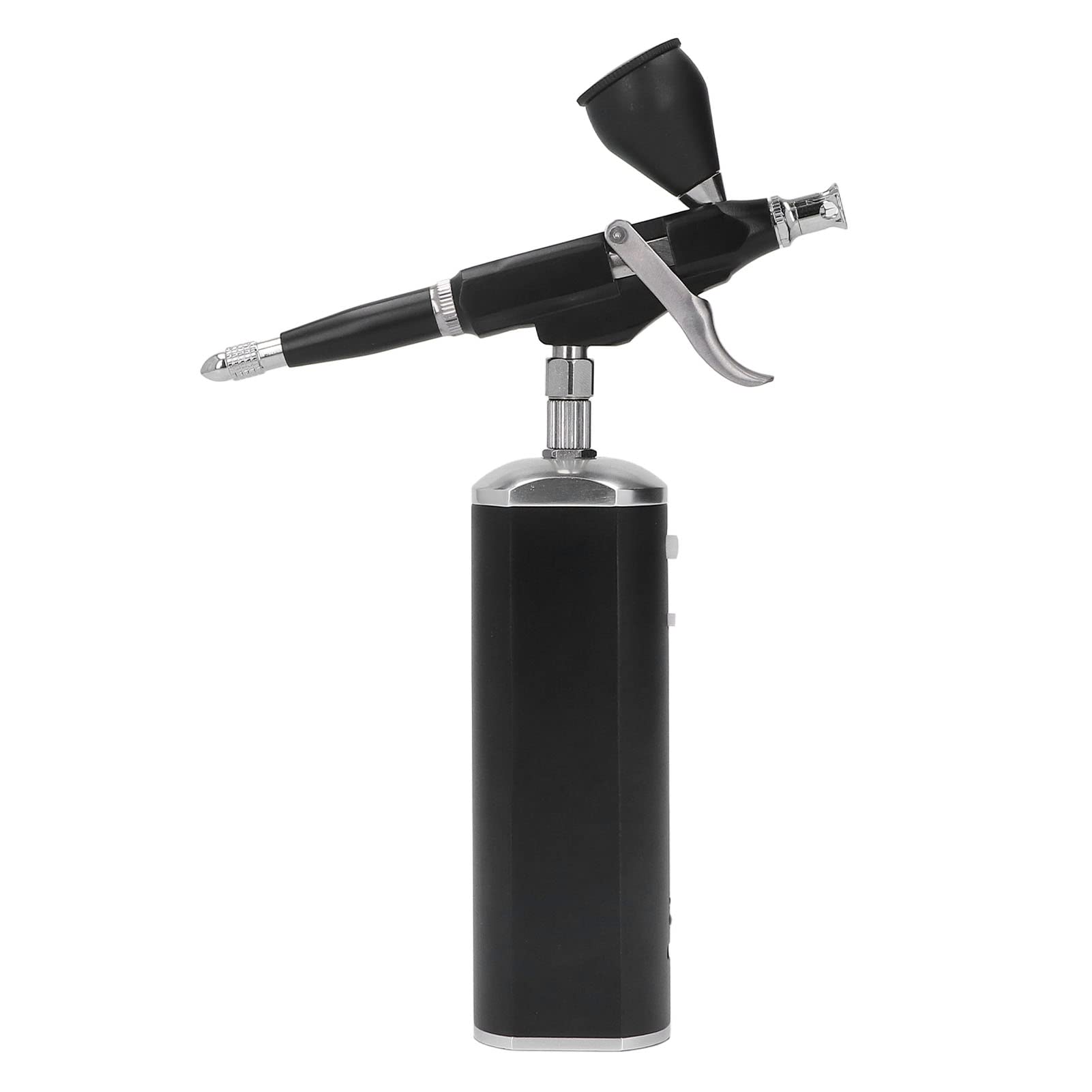 Hyuduo Ensemble d'aérographe Rechargeable Kit d'aérographe sans Fil en Alliage 'aluminium 30Psi Buse de 0,3 Mm Chargement USB 1500 MAh avec Compresseur pour Maquillage Peinture Nail Art Tatouage