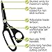Kinesiology Taping Pro Scissors Premium Non Stick for Sports Athletic Tape Shears (8 1/2