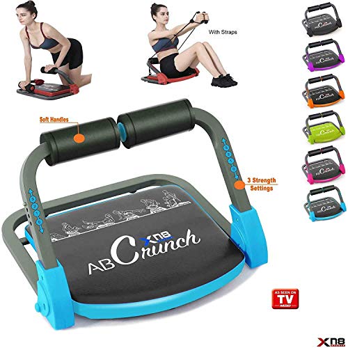 Xn8 Sports ABS Core Smart Body Ejercicio Máquina AB Tonificar Equipo de Entrenamiento Fitness Entrenador Gimnasio Hogar, Azul Celeste