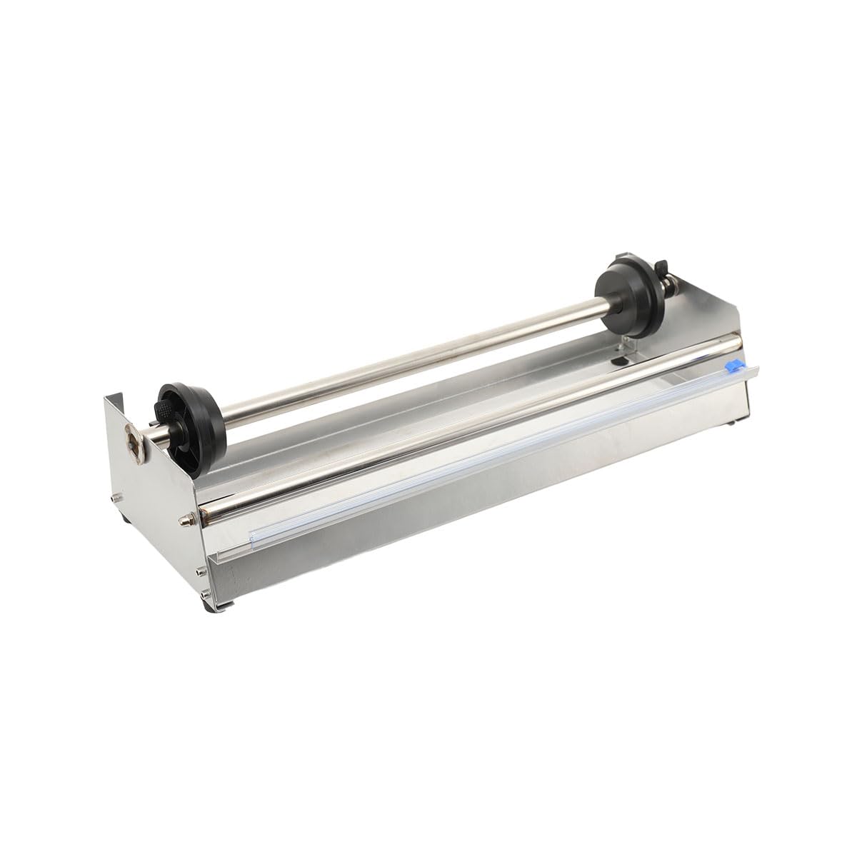 LALABU Tisch-Stretchfolienspender, Folienspender Edelstahl 50 cm Verpackungsmaschine, Manueller Kommerzieller Verpackungsspender mit Schneider für Gewerbliche/Gastronomie-/Haushaltszwecke