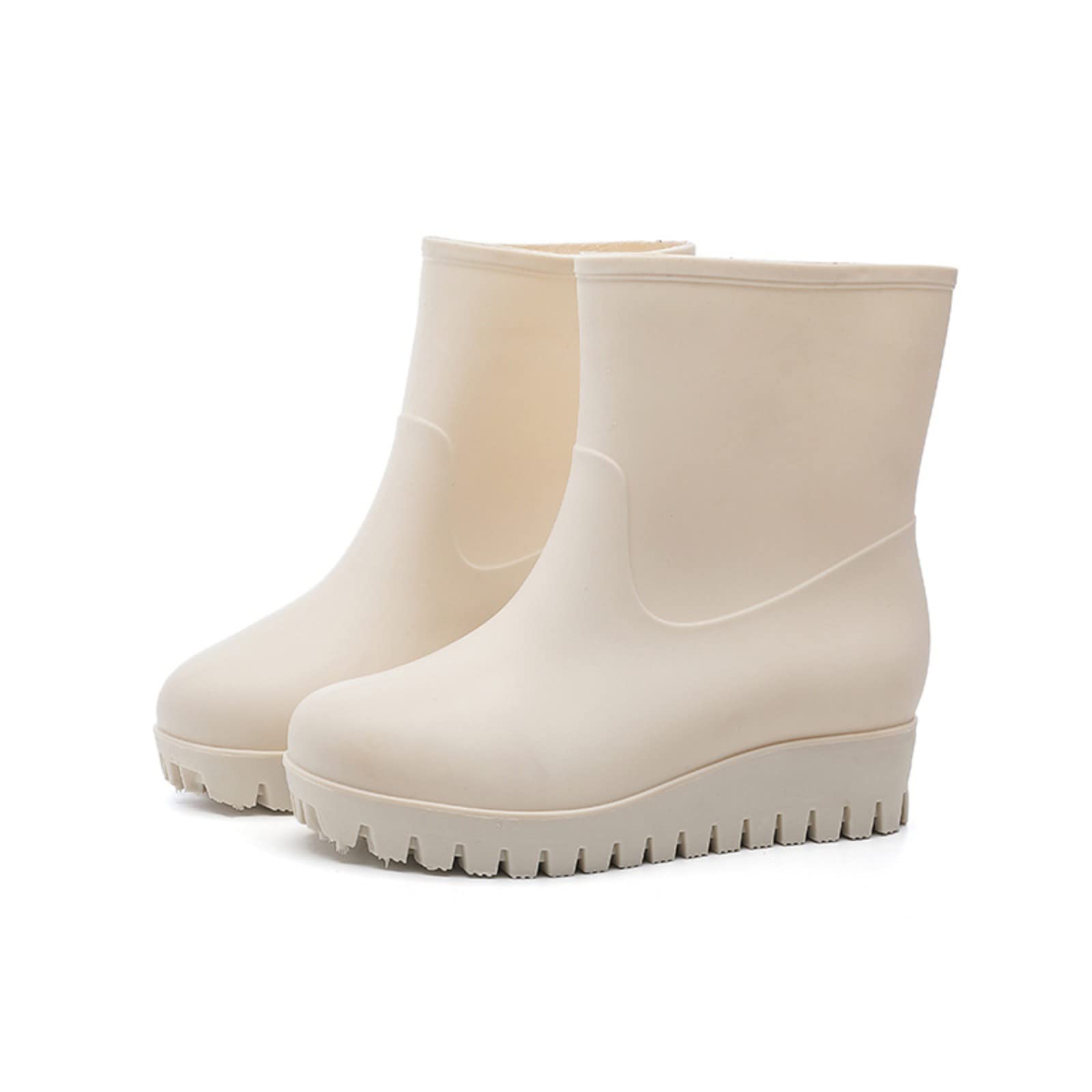 Botas de goma para mujer, botas de lluvia impermeables, botines de Wellington, botas de jardín, zapatos de lluvia, botas de goma, antideslizantes, botas de lluvia, botas de lluvia