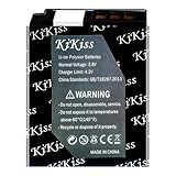 1900 mAh Kamera-Akku, kompatibel mit Nikon Coolpix A1000 B600 W300 A900 AW100 AW110 AW130 AW120 S9700 S9500 S9400 S8100, Li-Ionen-Polymer, 0-Zyklen-Ersatzakku