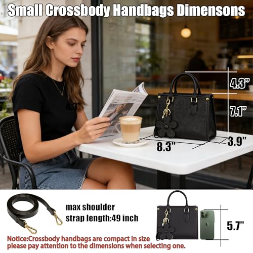 Bolso pequeño bandolera mini para mujer cuero sintético miniatura 3