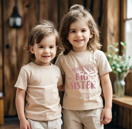 Image of Big Sister Shirt for Toddler Baby Girl Outfits Big Sis Announcement T-Shirt Gifts