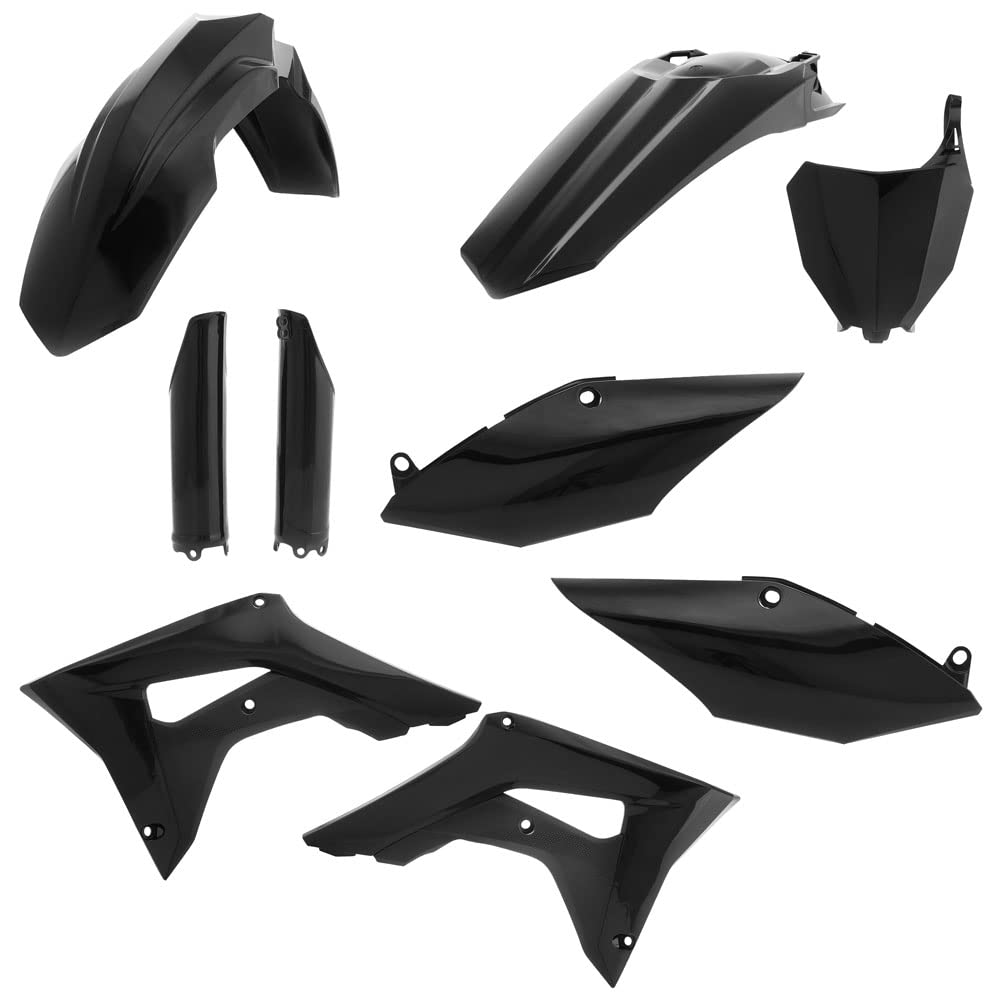Amazon.com: Acerbis Full Plastic Kit Black for Honda CRF250R 2018