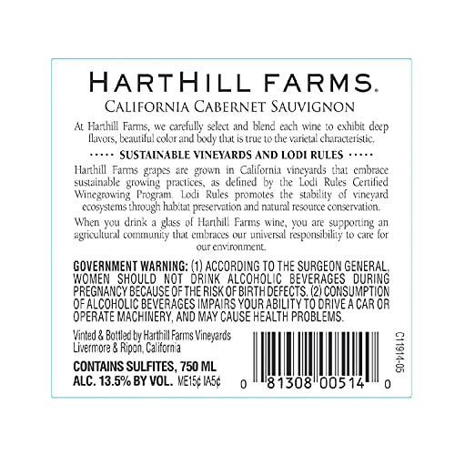 Harthill Farms Sauvignon, 750ml Wine, Beer