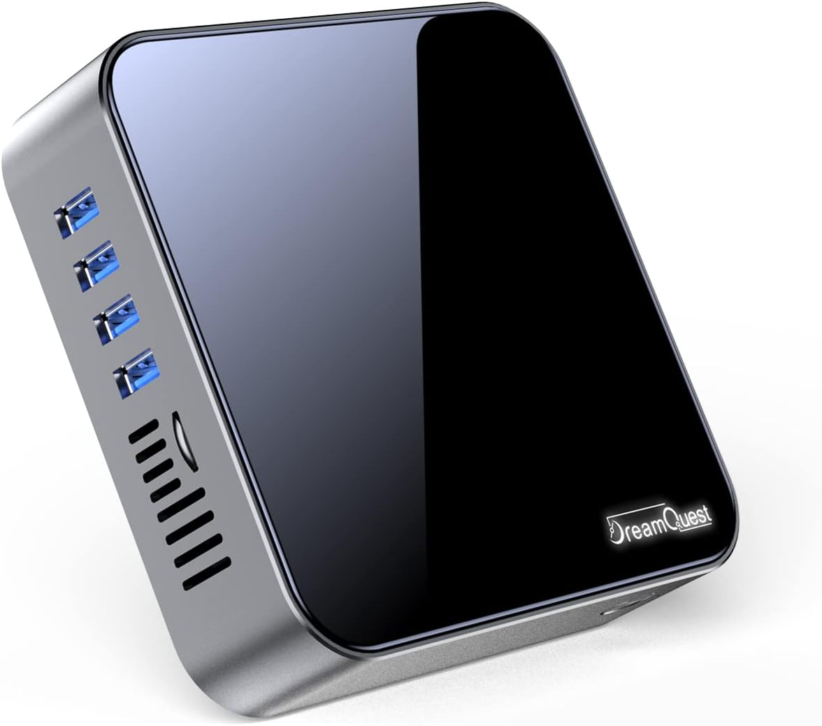 DreamQuest Mini PC Desktop Computer Windows 11 Pro, 11th Gen Intel