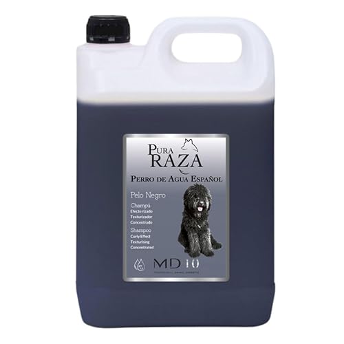 Champú para Perro de Agua Español Pelo Negro - Realza el Color Negro
