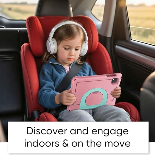 Image of JIKOCXN Kids Tablet, Android 16 Tablet for Kids 10 inch Octa-Core with Case, 24GB RAM 64GB ROM 1TB TF Card Expandable for Toddler Children, Parental Control, Dual Camera, BT5.0, WiFi, Gift (Pink)
