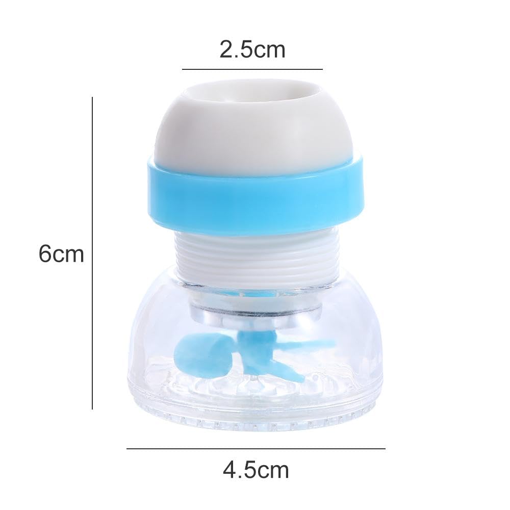 3 Pcs 360° Rotatable Faucet Nozzle Water Filter, Adjustable Faucet Nozzle Adapter Household Faucet Extender Water Filter for Kitchen Bathroom
