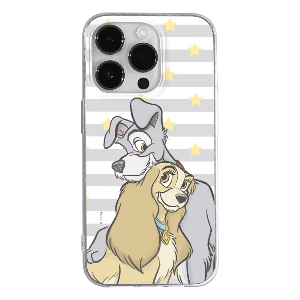 ERT GROUP mobile phone case for Apple Iphone 14 PRO MAX original and officially Licensed Disney pattern Lady and the Tramp 001 optimally adapted to the shape of the mobile phone, case made of TPU