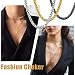 PROSTEEL Cadena Hombre de Acero Inoxidable Collar Eslabones Cadena Veneciana Grande 6mm,...
