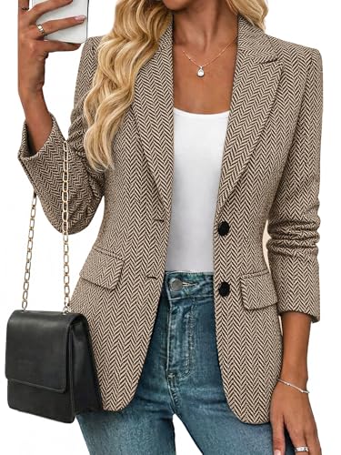 Mina Self Sweater Blazers Jacket for Women 2026 Spring Oversize Fitted Old Money Clothes Jackets Womens Blazer Fashion Trendy Dressy classy Outfits Friday Deals Today Boyfriend Sweatshirt Women's Suit