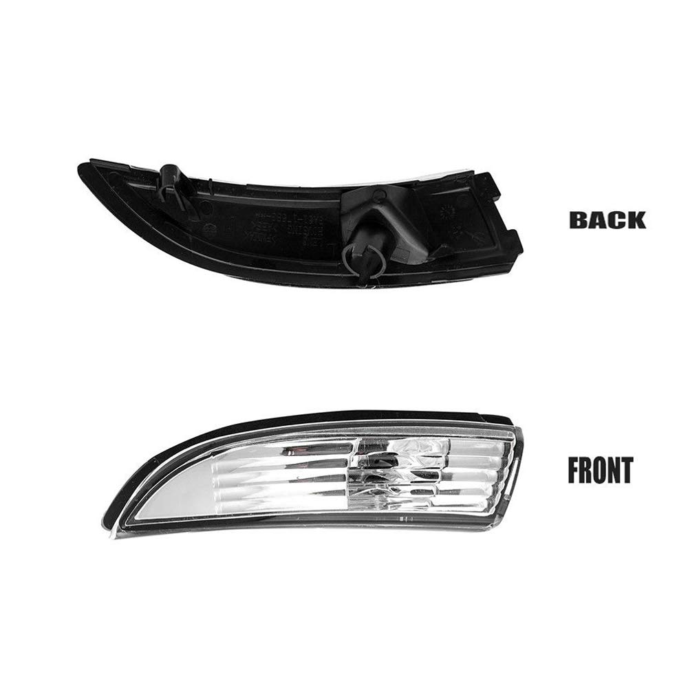 Clignotant De Rétroviseur Gauche Passager Pour Ford B-Max (2012-2017) Et Fiesta Mk6 (2008-2017) - Transparent