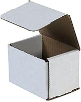 Vista 18 de Secure Seal Cajas de envío – Sobres de 5 x 5 x 3 pulgadas – Embalaje de cartón corrugado plegable blanco para correo, mudanza, almacenamiento