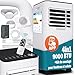 MONZANA® Climatiseur Mobile 9000 BTU (30 m²) – Clim Portable Puissante & Silencieuse 4-en-1 : Refroidissement Rapide, Déshumidificateur, Ventilateur – WiFi, Minuterie 24h, Télécommande, Kit Fenêtre