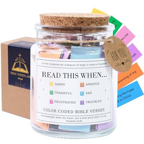Read This When Bible Verses Jar For Daily Encouragement – Christian Gifts for Women,...